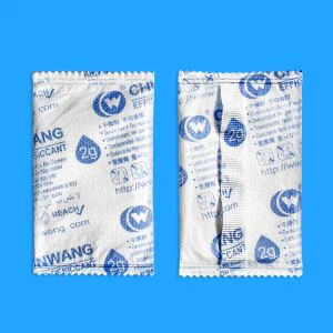 2-100g liten förpackning kalciumklorid desiccant